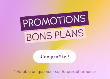 Bons plans de la pharmacie et parapharmacie avec de petites étoiles blanches